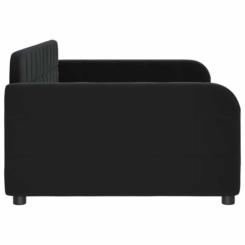 daybed 90x200 cm velour sort