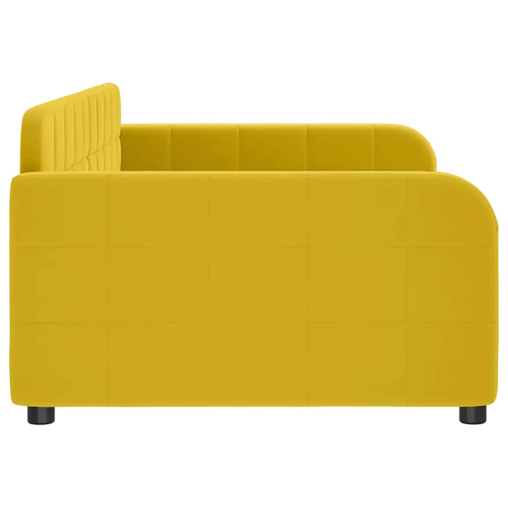 daybed 90x200 cm velour gul