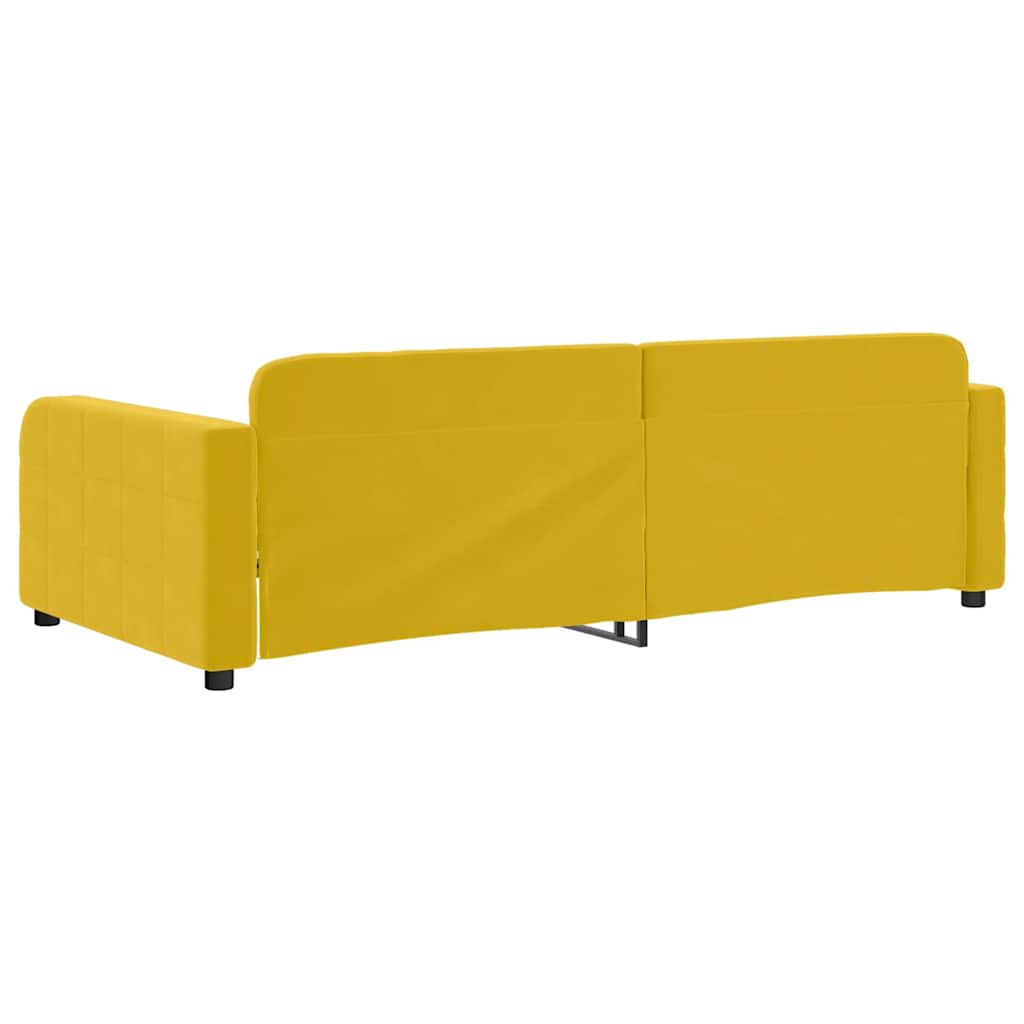 daybed 90x200 cm velour gul