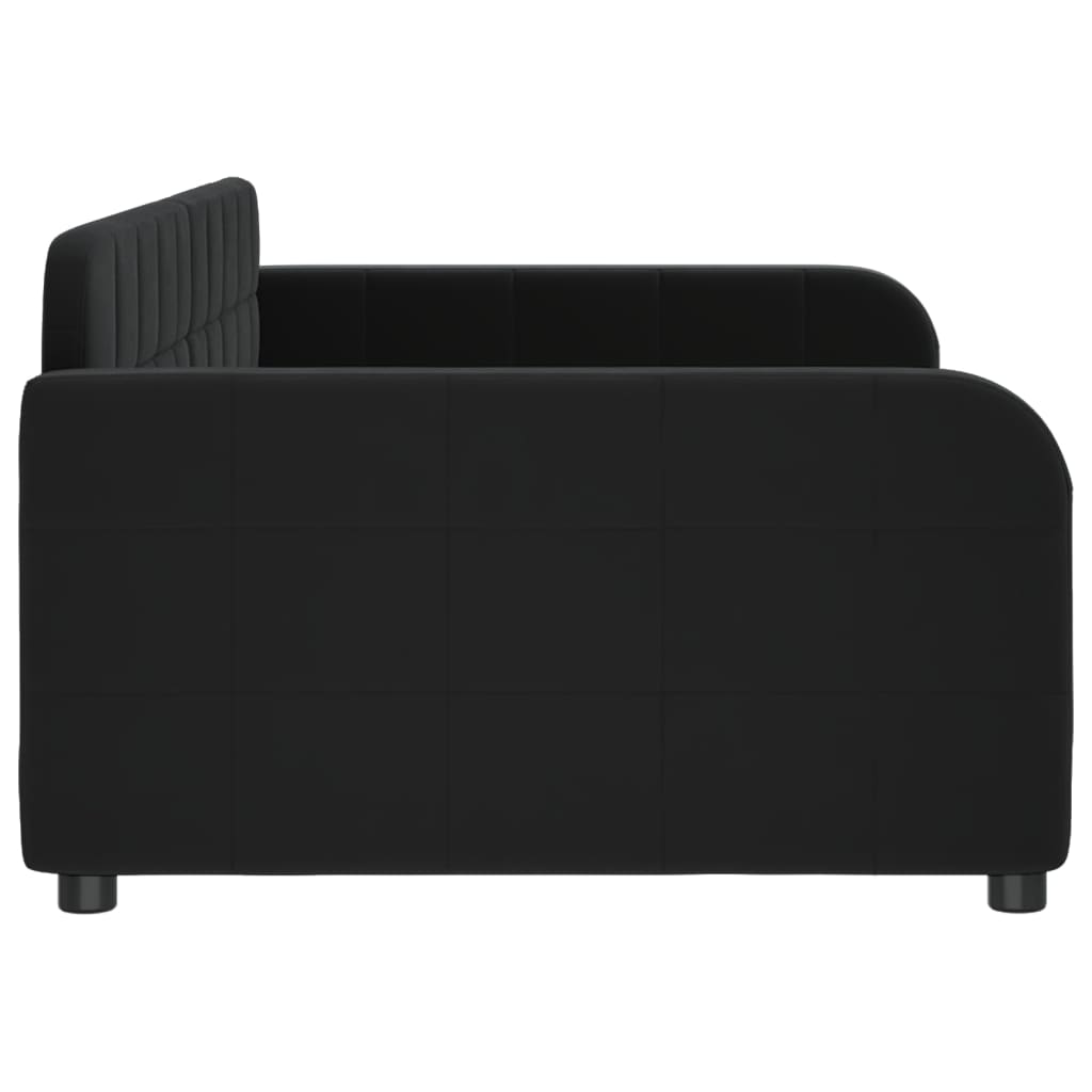 daybed 100x200 cm velour sort