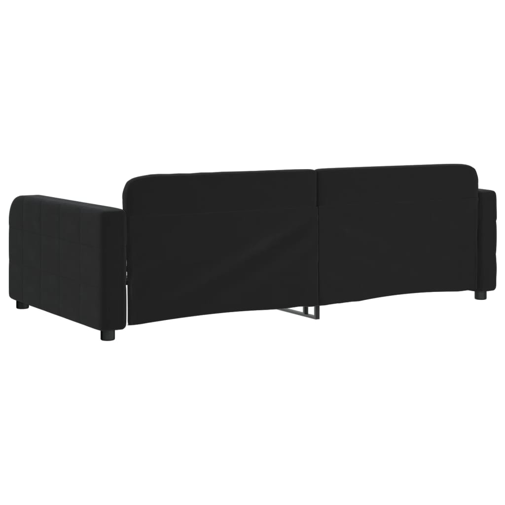 daybed 100x200 cm velour sort
