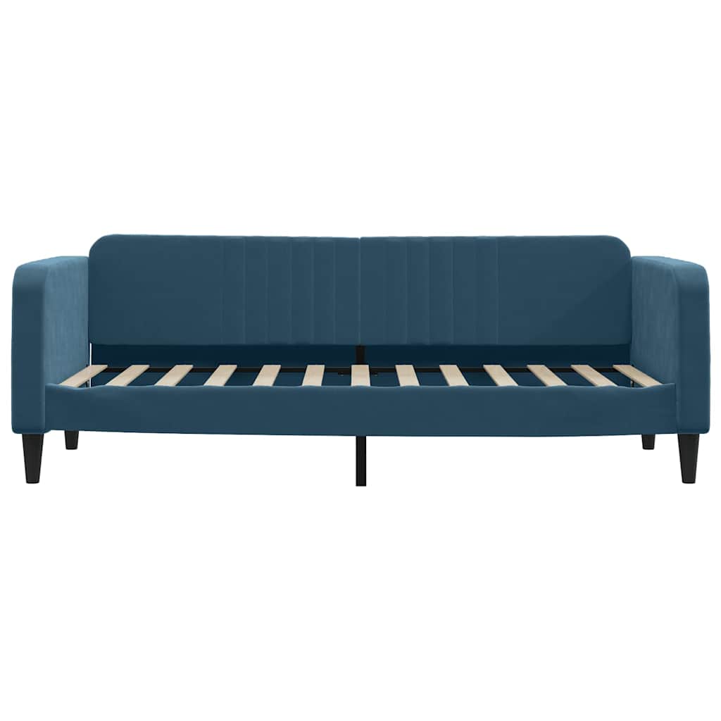 daybed 80x200 cm velour blå