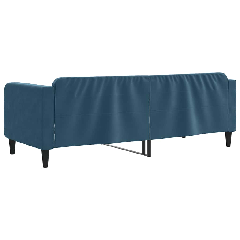 daybed 80x200 cm velour blå