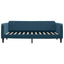 daybed 90x200 cm velour blå