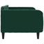 daybed 90x200 cm velour mørkegrøn