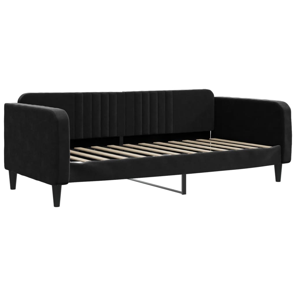 daybed 90x200 cm velour sort