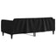 daybed 90x200 cm velour sort