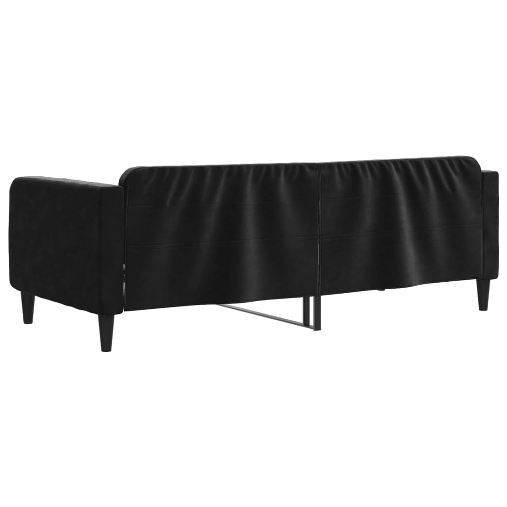 daybed 90x200 cm velour sort