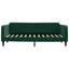 daybed 100x200 cm velour mørkegrøn