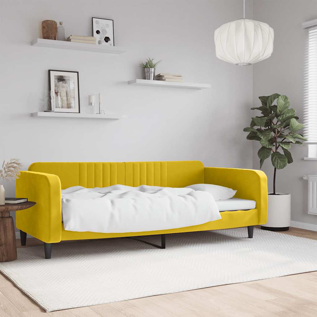 daybed 100x200 cm velour gul