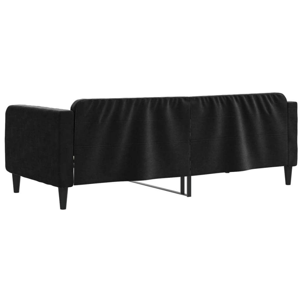 daybed 90x190 cm velour sort