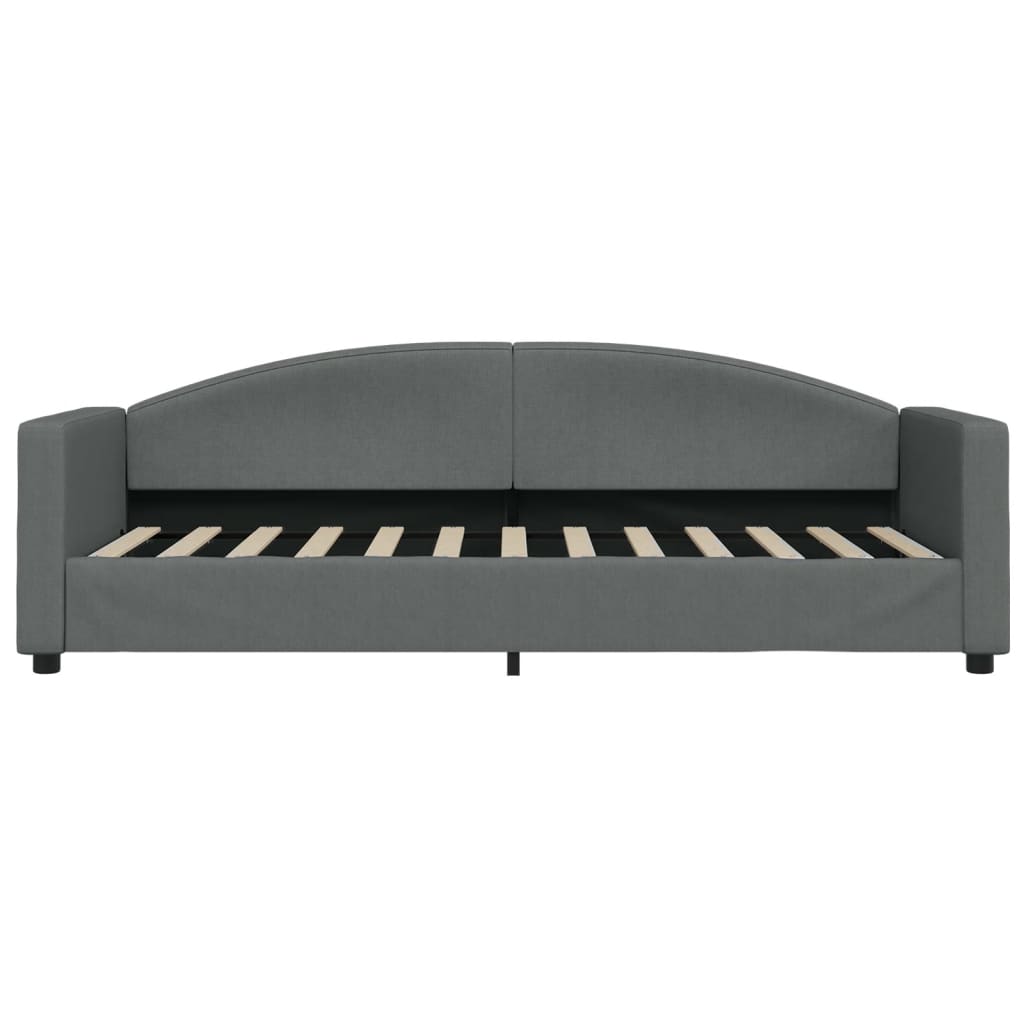 daybed 80x200 cm stof mørkegrå