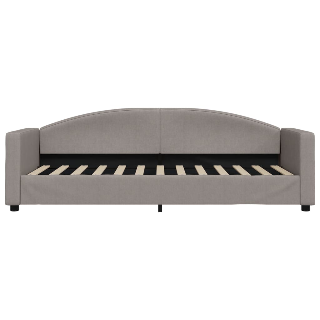daybed 80x200 cm stof gråbrun