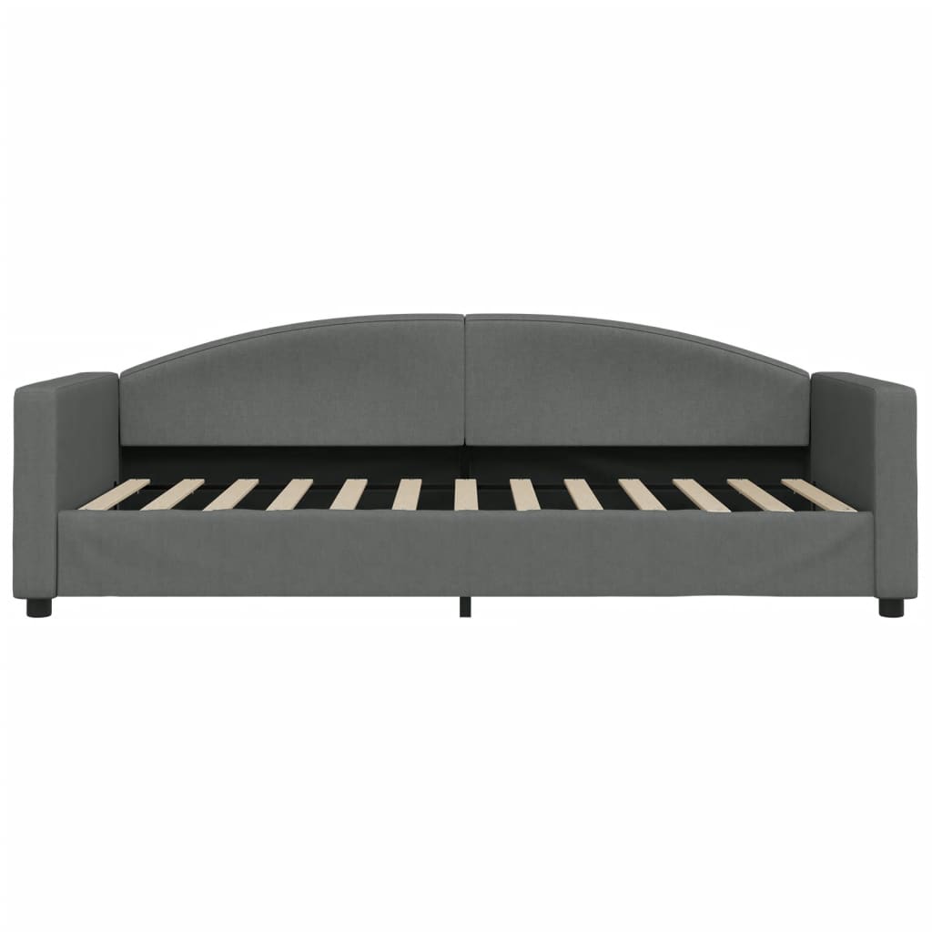 daybed 90x200 cm stof mørkegrå