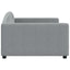 daybed 100x200 cm stof lysegrå