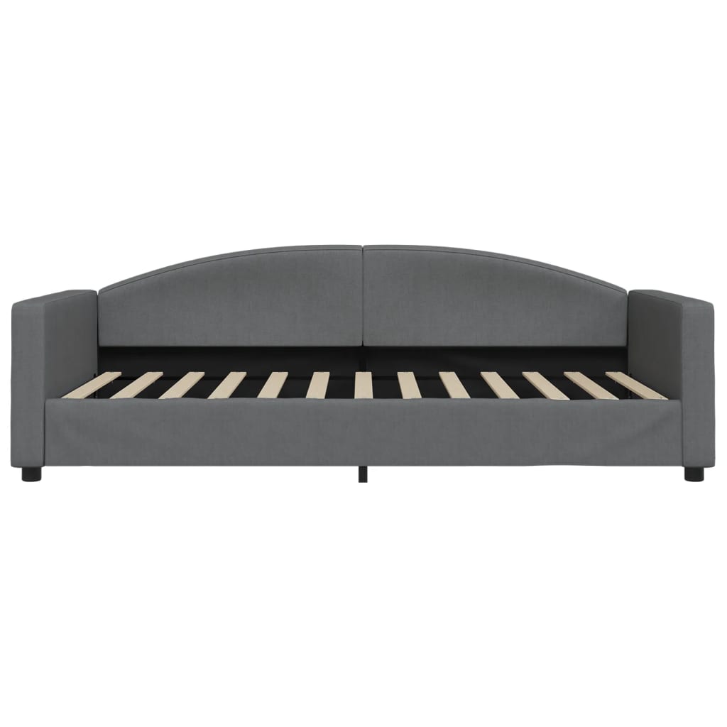 daybed 100x200 cm stof mørkegrå