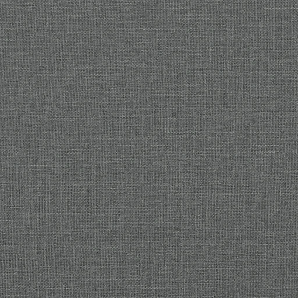 daybed 90x190 cm stof mørkegrå