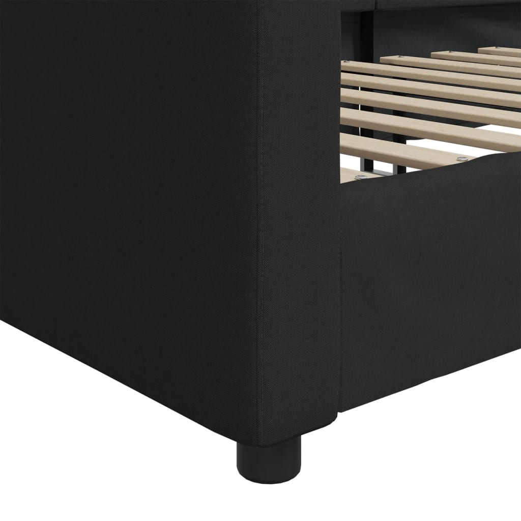daybed 90x190 cm stof sort