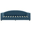 daybed 80x200 cm velour blå