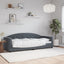 daybed 80x200 cm velour mørkegrå