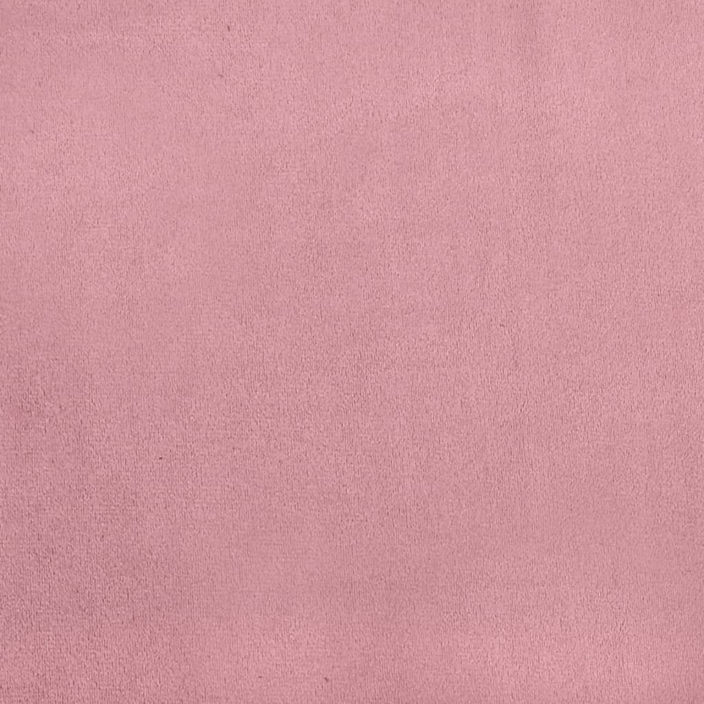 daybed 80x200 cm velour pink