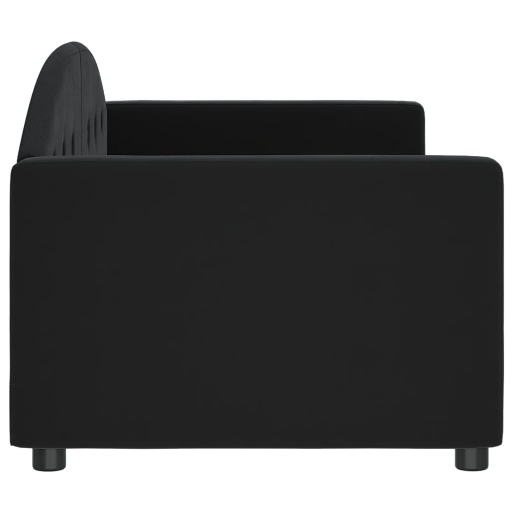 daybed 80x200 cm velour sort