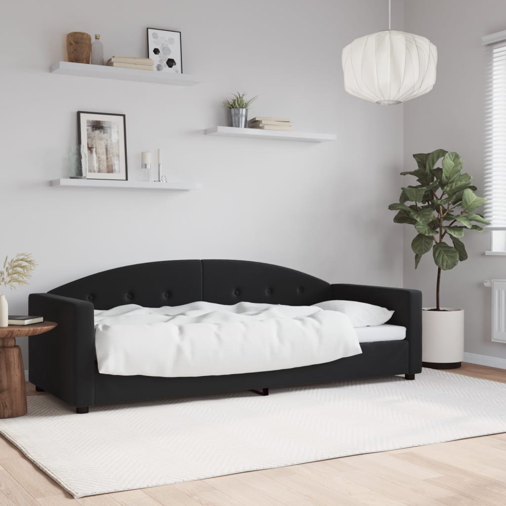 daybed 80x200 cm velour sort