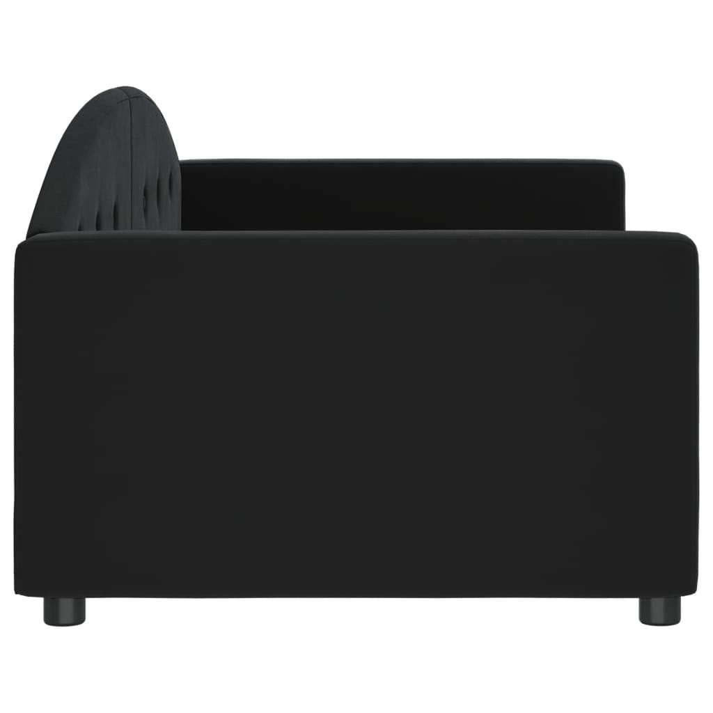 daybed 90x200 cm velour sort