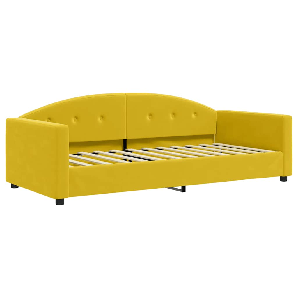 daybed 90x200 cm velour gul