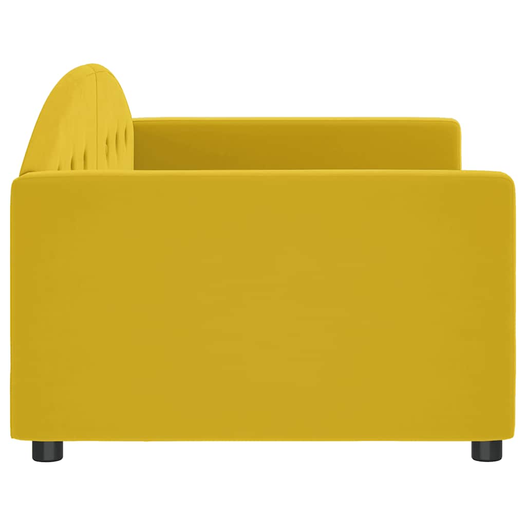 daybed 90x200 cm velour gul