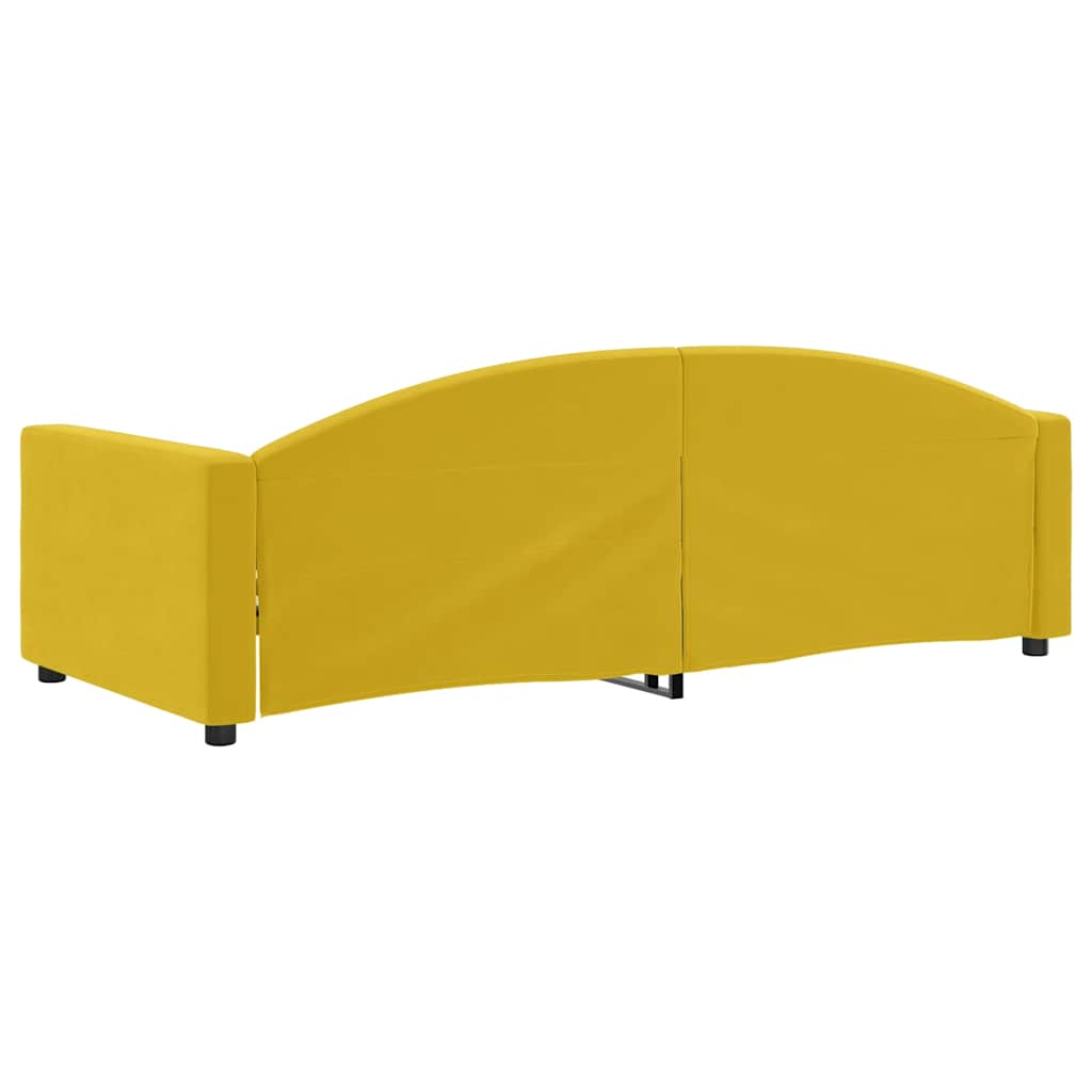 daybed 90x200 cm velour gul