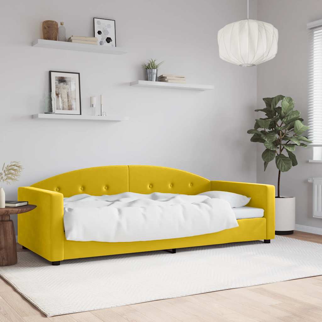daybed 90x200 cm velour gul