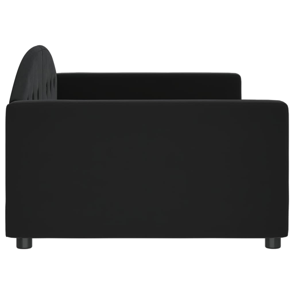daybed 100x200 cm velour sort