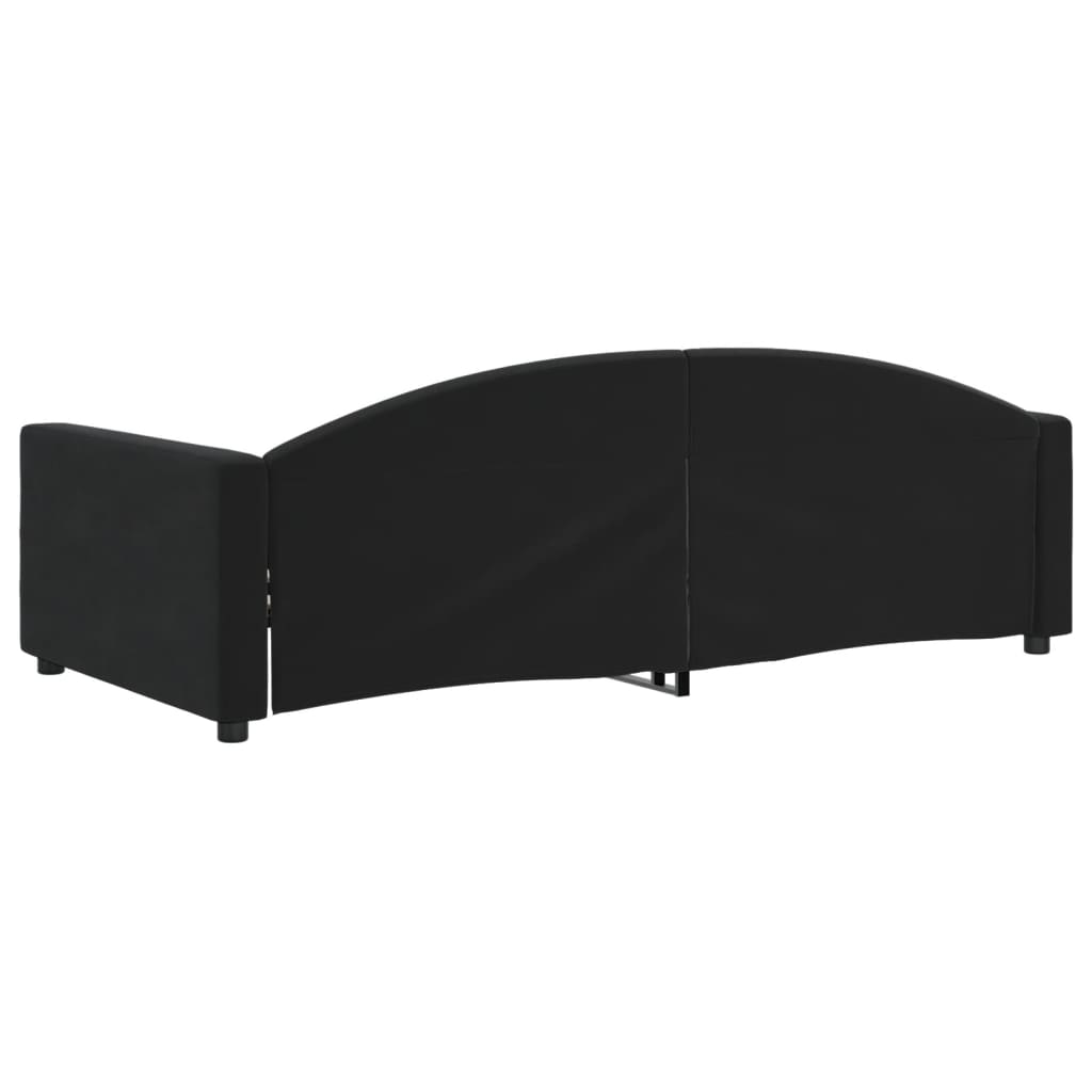 daybed 100x200 cm velour sort