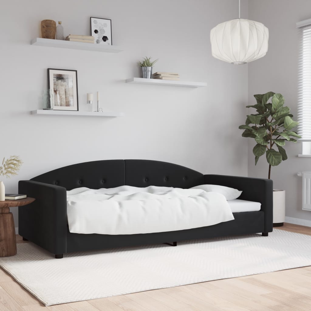 daybed 100x200 cm velour sort