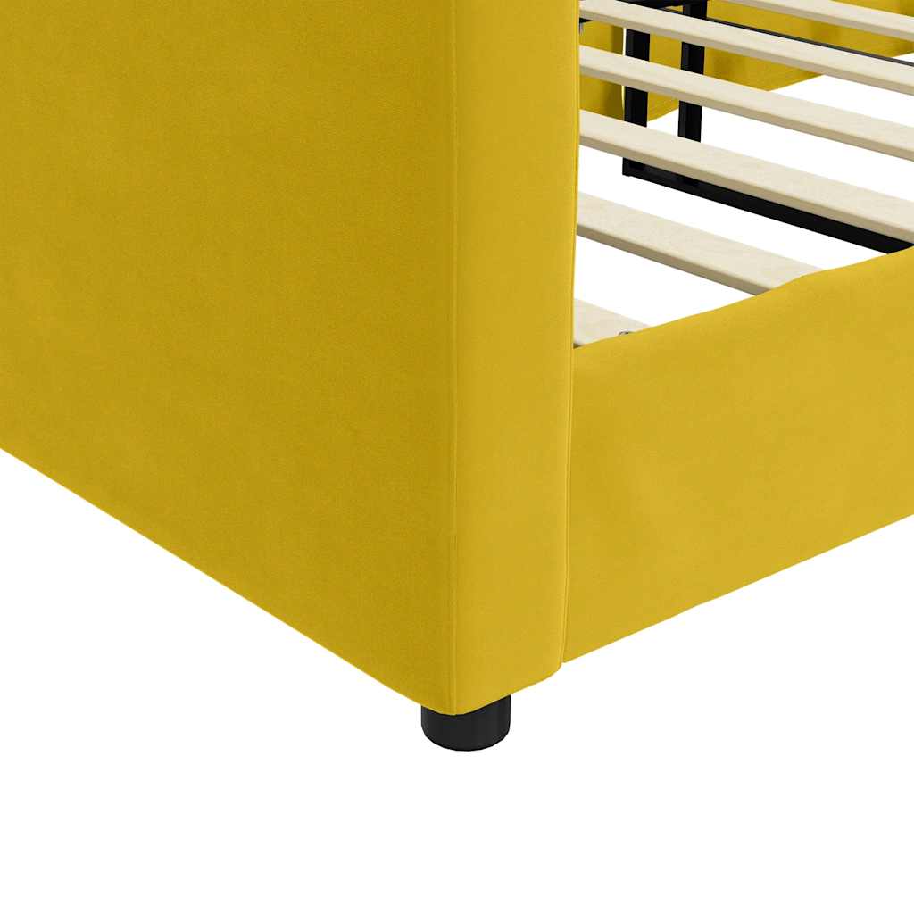 daybed 100x200 cm velour gul
