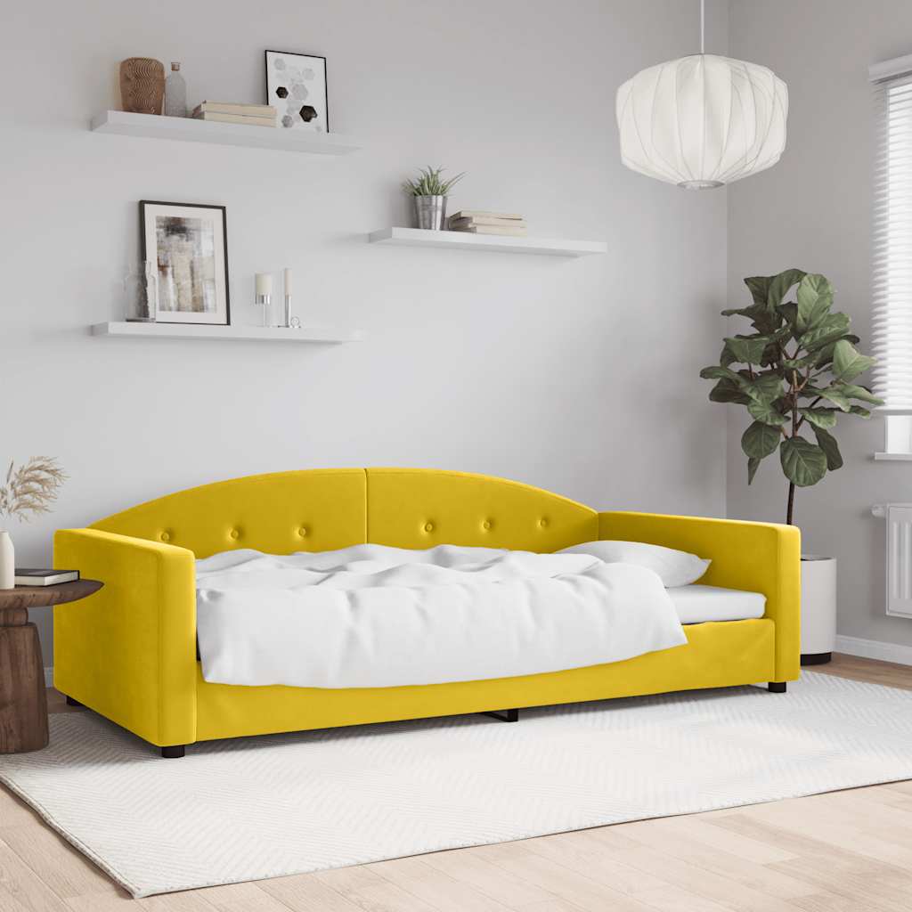 daybed 100x200 cm velour gul