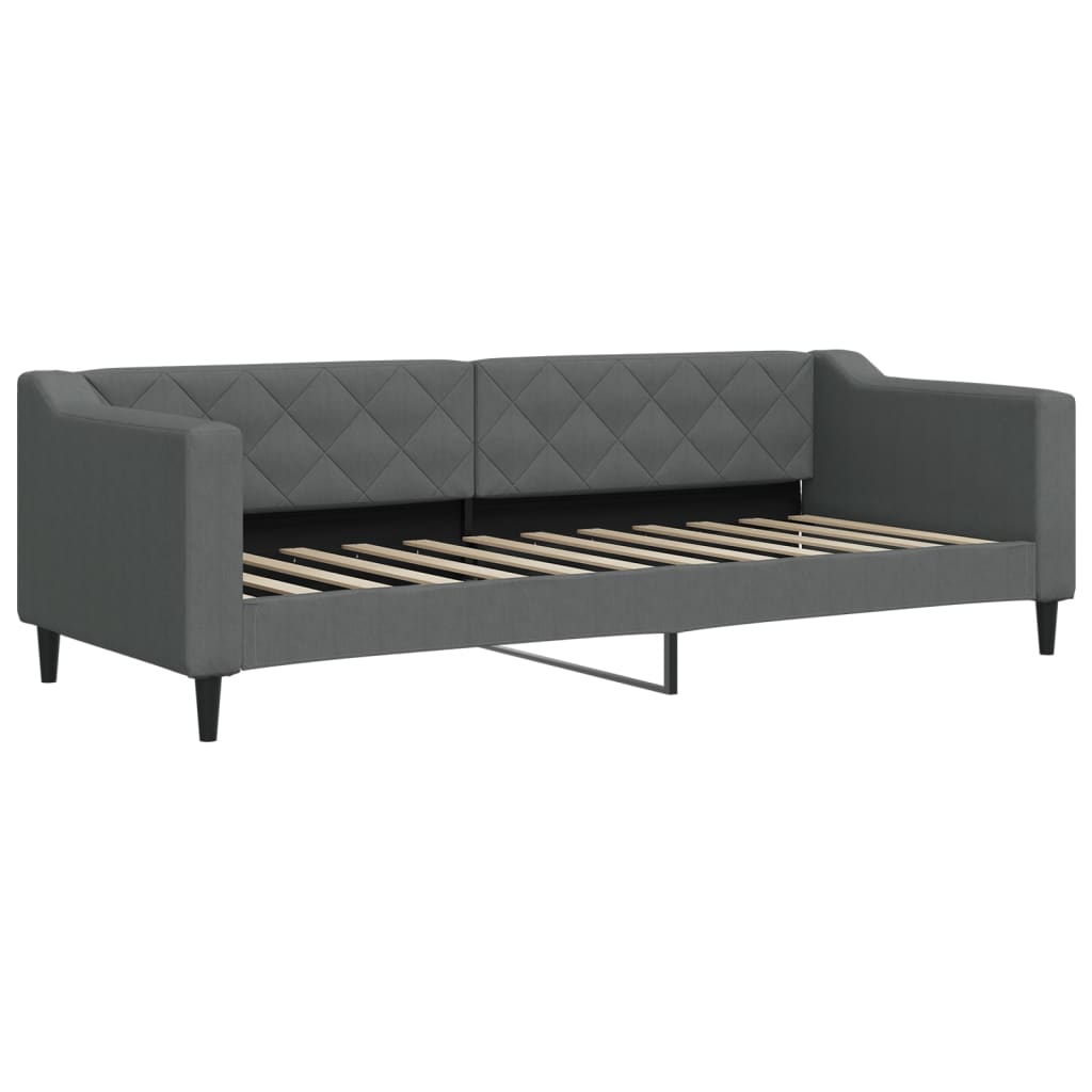 daybed 80x200 cm stof mørkegrå