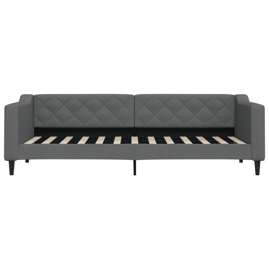 daybed 80x200 cm stof mørkegrå
