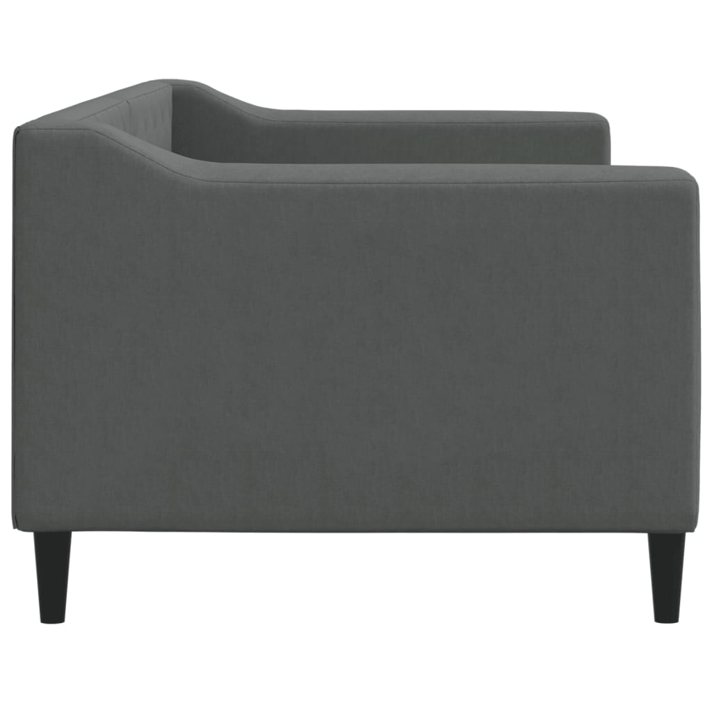 daybed 80x200 cm stof mørkegrå