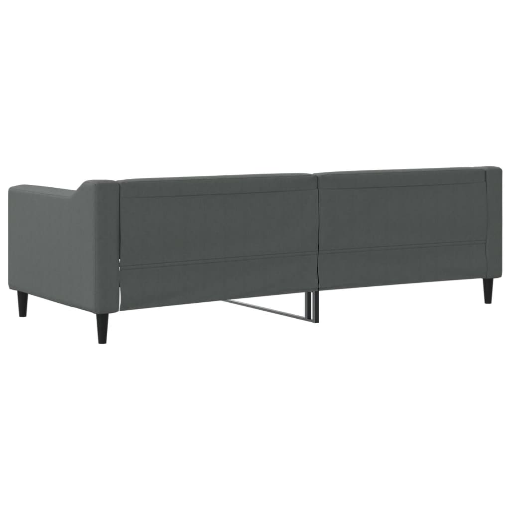 daybed 80x200 cm stof mørkegrå