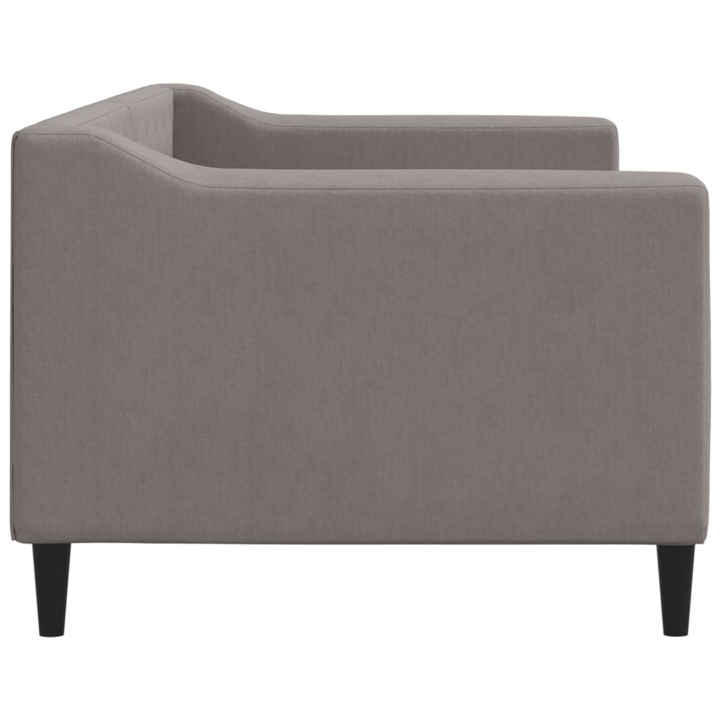 daybed 80x200 cm stof gråbrun