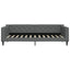 daybed 90x200 cm stof mørkegrå