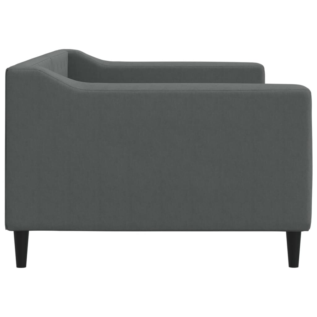 daybed 90x200 cm stof mørkegrå