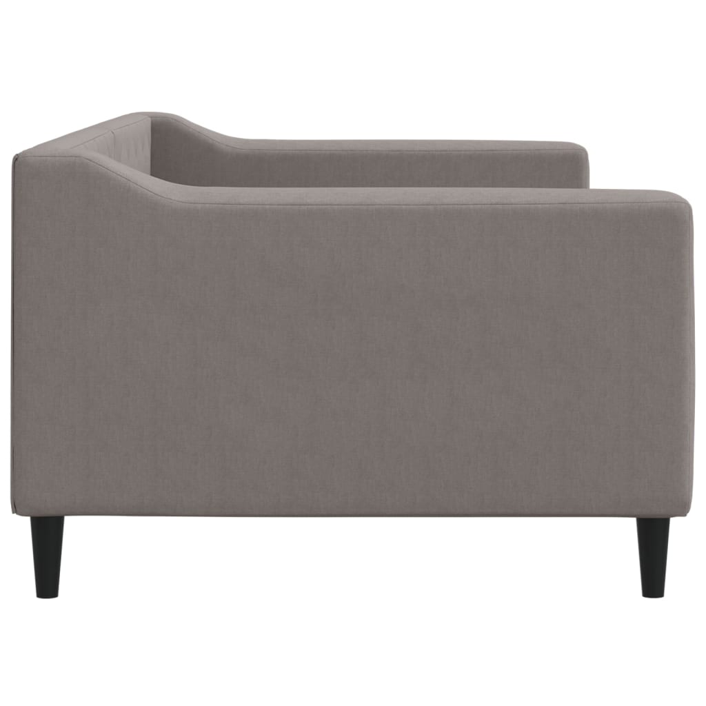 daybed 90x200 cm stof gråbrun