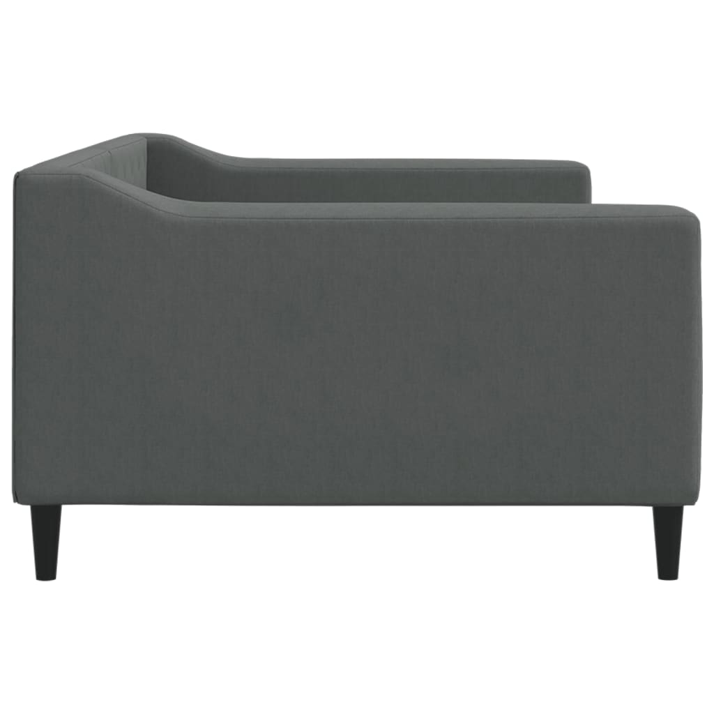 daybed 100x200 cm stof mørkegrå