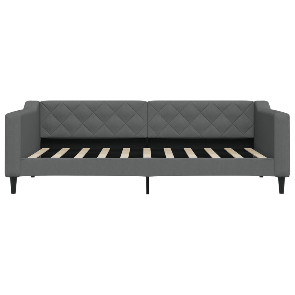 daybed 90x190 cm stof mørkegrå
