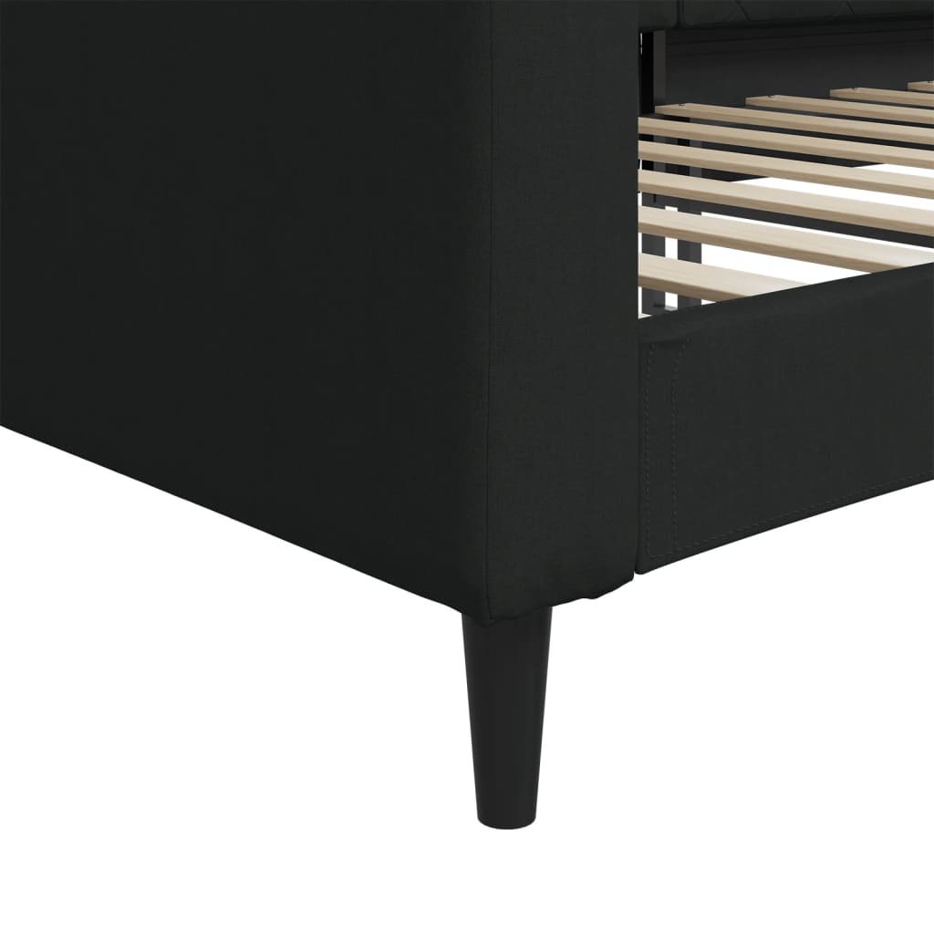daybed 90x190 cm stof sort
