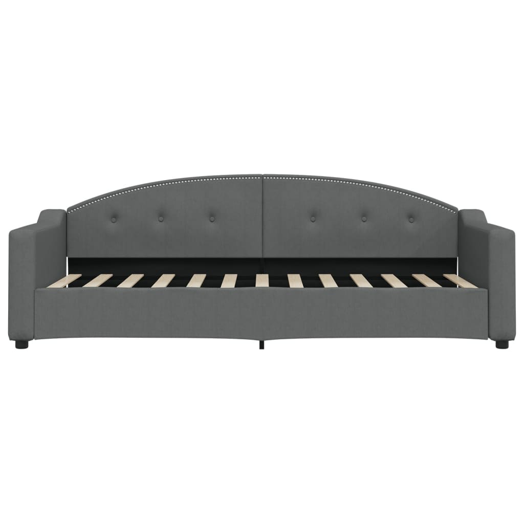 daybed 80x200 cm stof mørkegrå