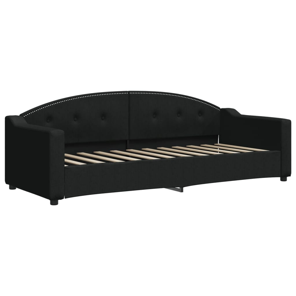 daybed 80x200 cm stof sort